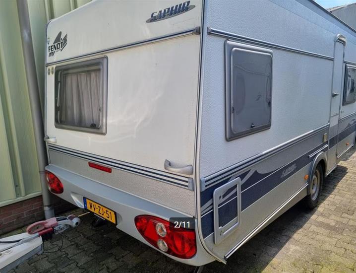 Grote foto fendt saphir 470 tf 2002 zgoh gewilde indeling caravans en kamperen caravans