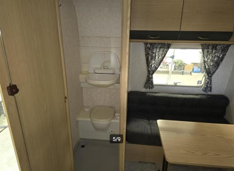 Grote foto sprite euroland 4.50 tm 1996 vast bed voortent caravans en kamperen caravans